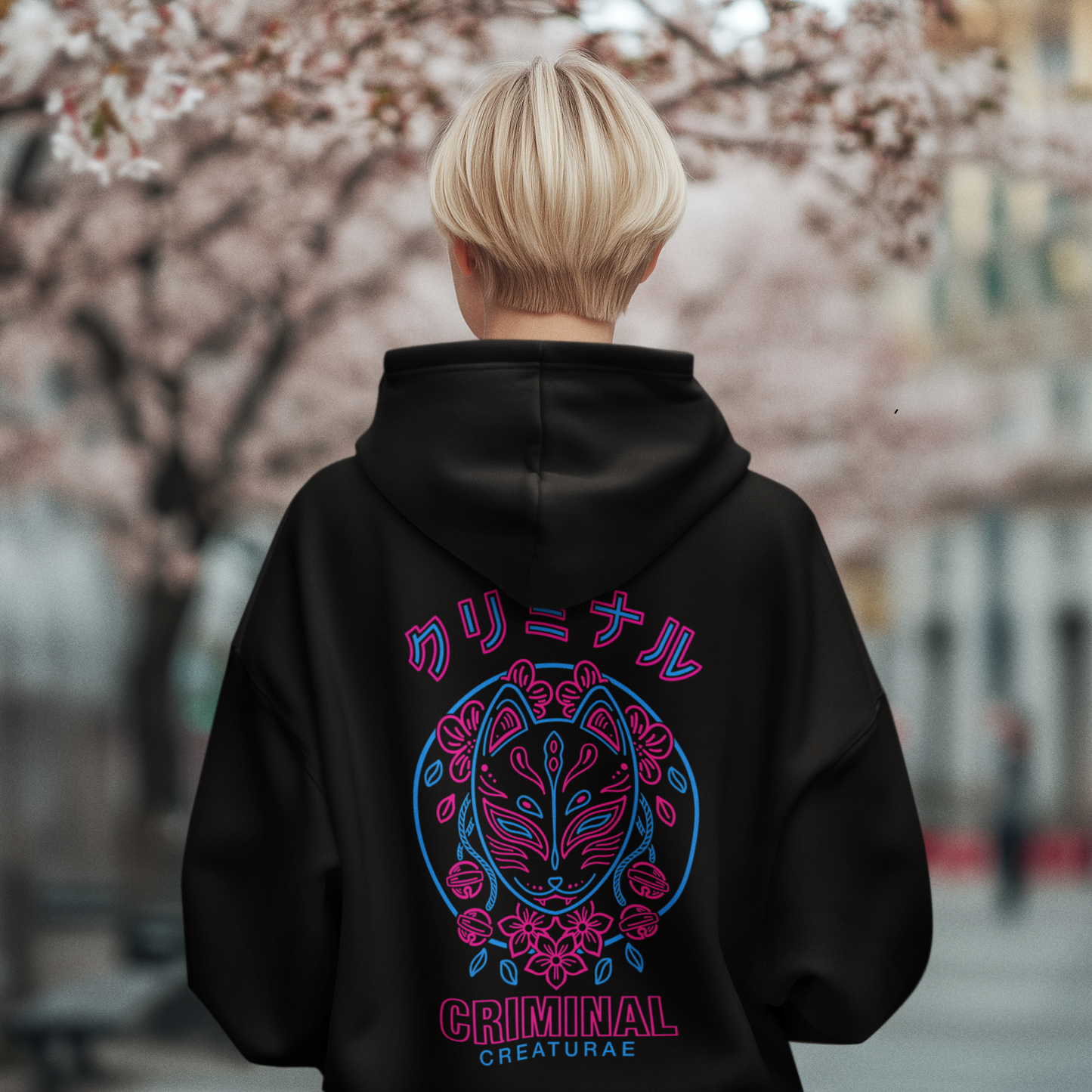 NEON KITSUNE HEAVYWEIGHT HOODIE