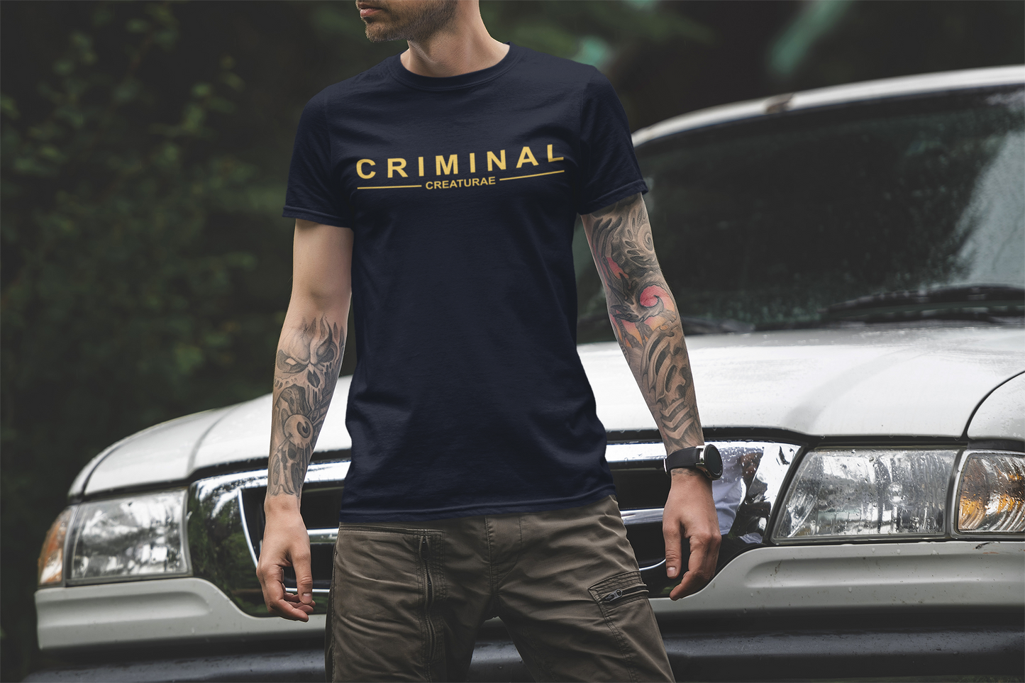 STRAIGHT UP CRIMINAL T-SHIRT