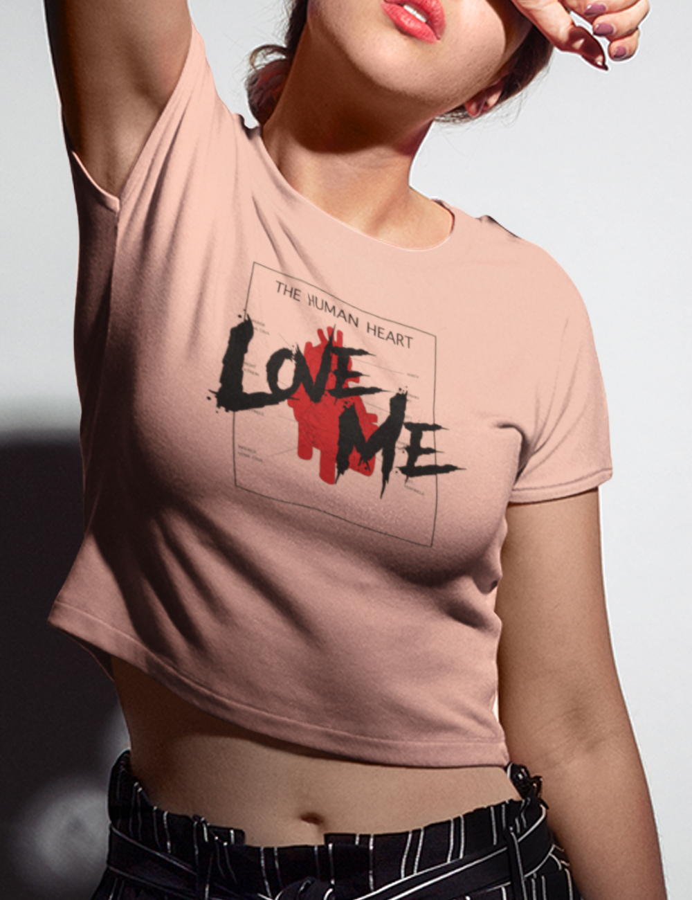 LOVE ME CROPPED T-SHIRT